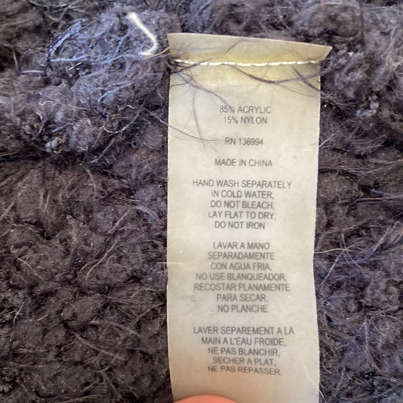 Milano Shaggy Vest, Color Block, Size S/M - Picture 9 of 12